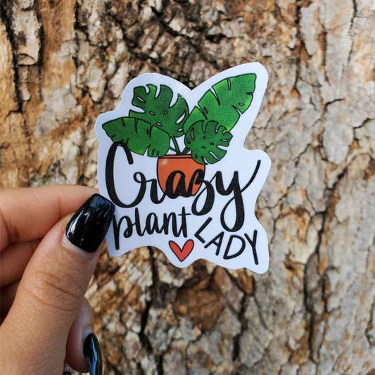 Crazy Plant Lady Sticker