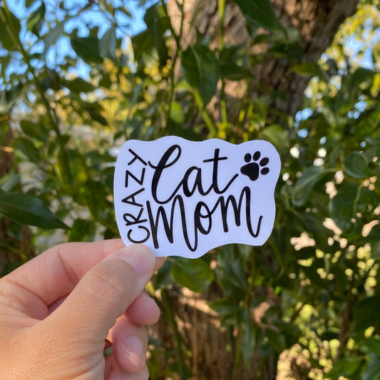 Cat Mom Sticker