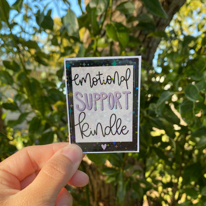 Emotional Support Kindle Sticker - Variety