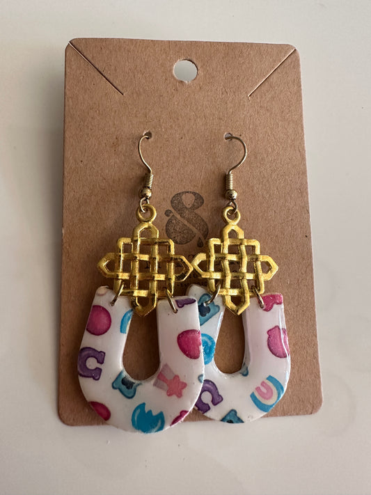 Lucky and woven dangles