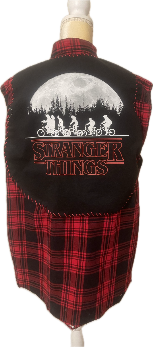 Stranger Things Flannel Coverup