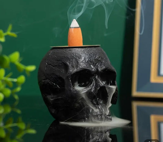 Skull Backflow Incense Fountain