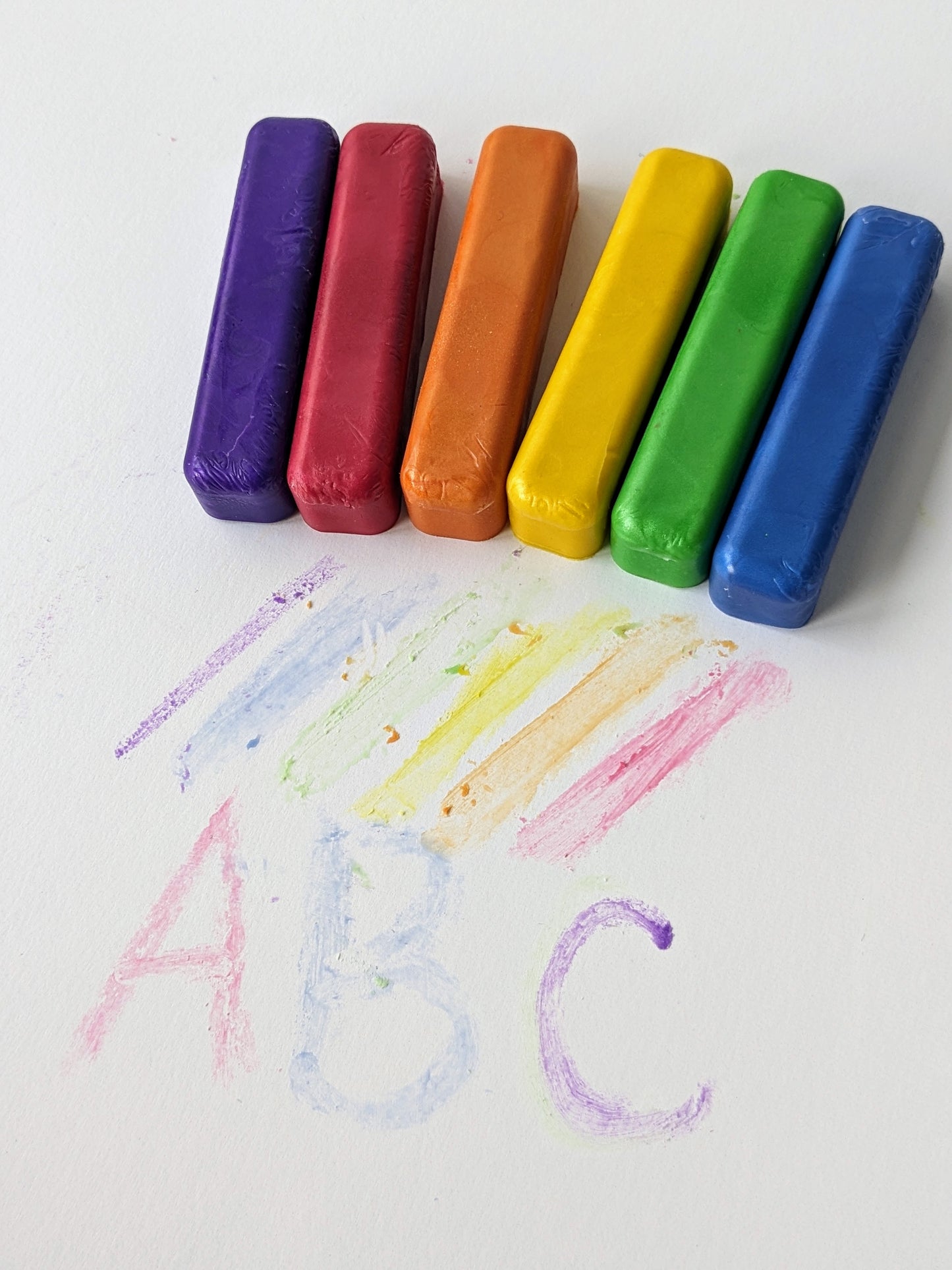 Rainbow Bath Crayons