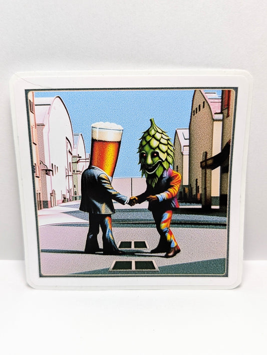 Beer and Hop: Wish You Were Beer Vinyl Sticker