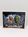 Iron Beer and Hop Vinyl Sticker