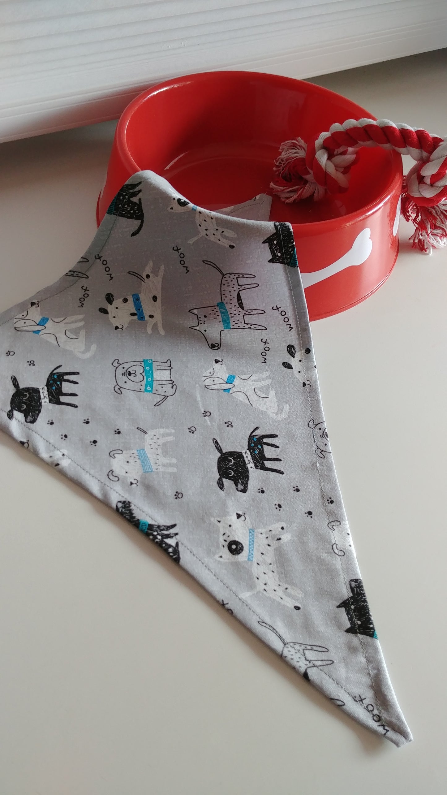 Gray Dogs Dog Bandana- Large