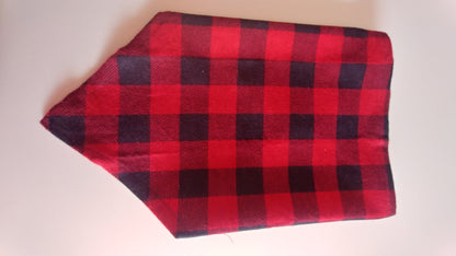 Buffalo Check Dog Bandana-Extra Large