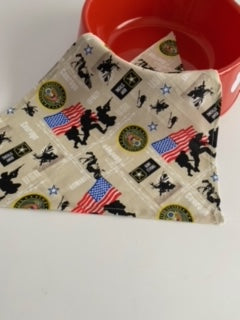 The Army Dog Bandana-Small