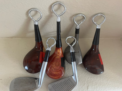 Wood Golf Club Bottle Opener