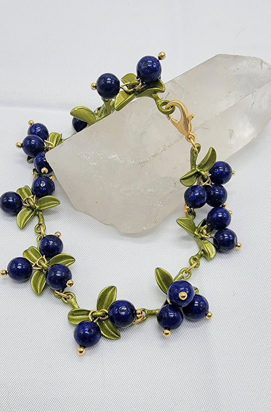 Fruit Bracelet (Blueberry) 8" Bracelet