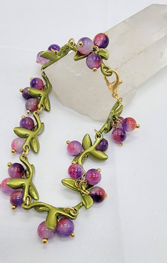 Fruit Bracelet (Grape) 8" Bracelet