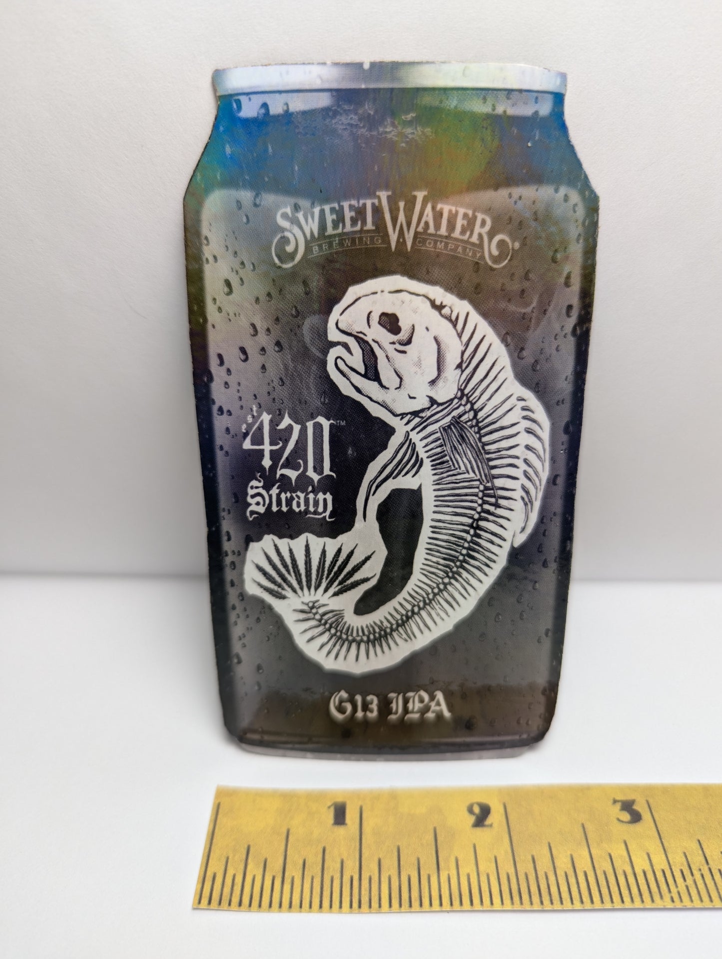 Upcycled Sweetwater 420 G13 Beer Magnet