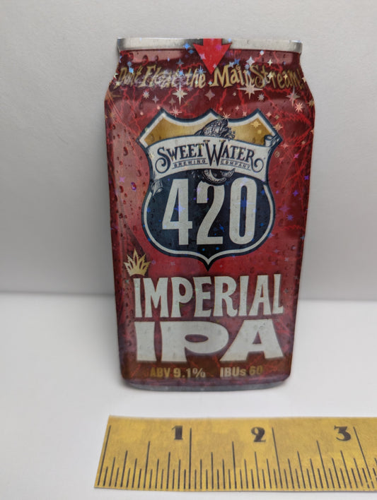 Upcycled Sweetwater 420 Imperial IPA Beer Magnet