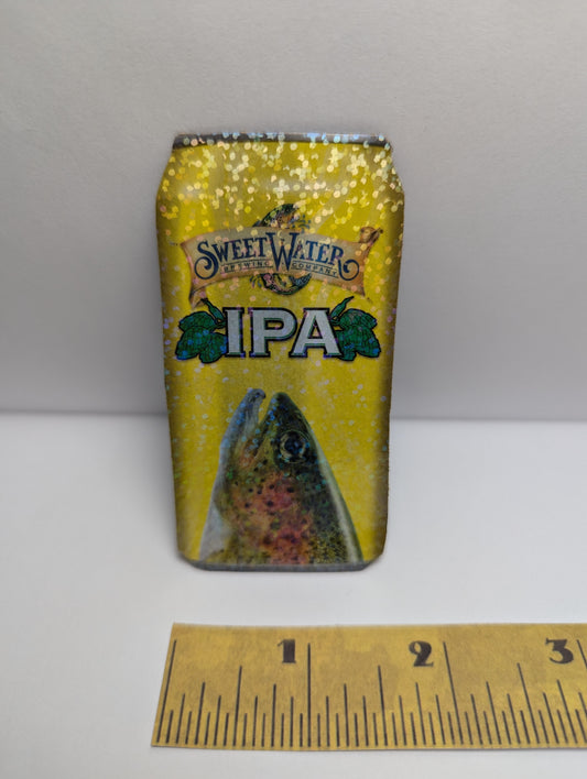 Upcycled Sweetwater IPA Fish Top Beer Magnet