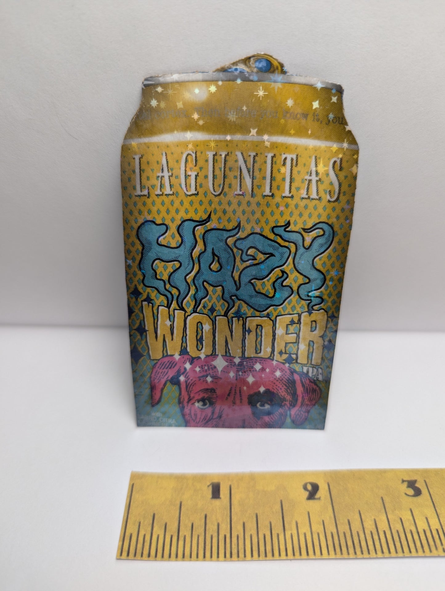 Upcycled Lagunitas Hazy Wonder Beer Magnet