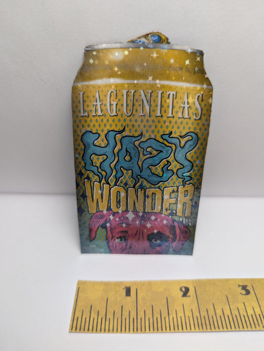 Upcycled Lagunitas Hazy Wonder Beer Magnet