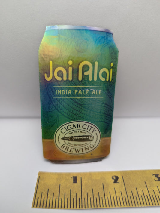 Upcycled Cigar City Jai Alai Beer Magnet