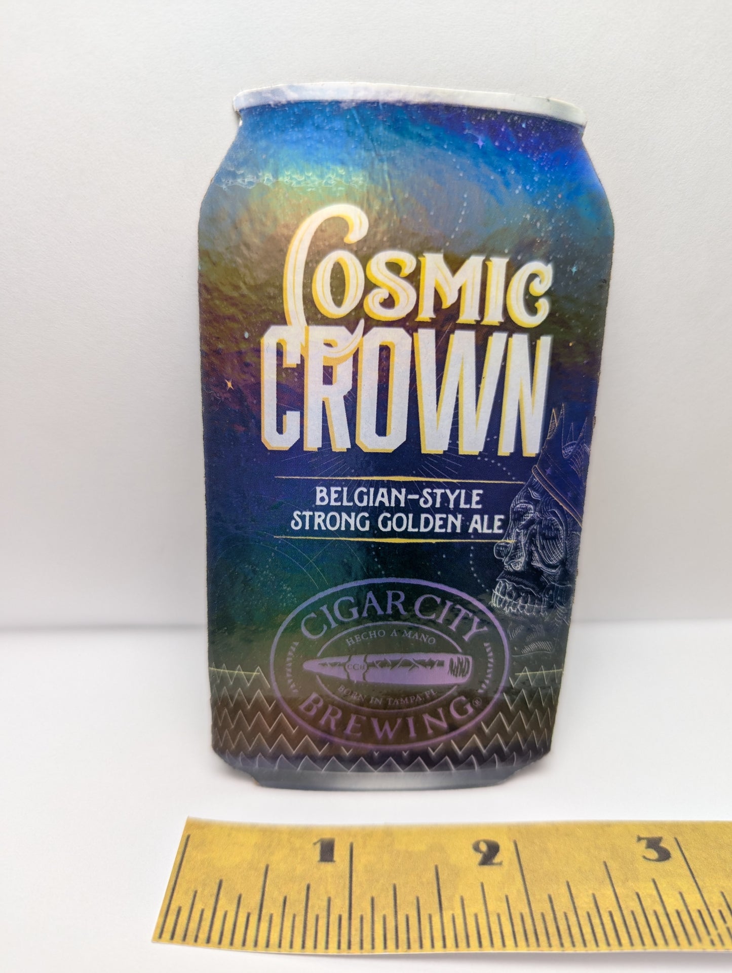 Upcycled Cigar City Cosmic Crown Beer Magnet