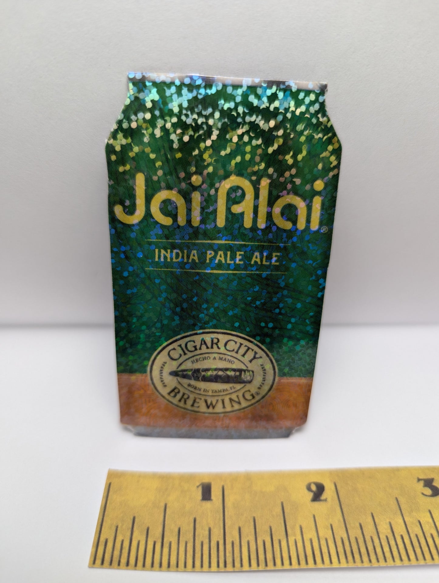 Upcycled Cigar City Jai Alai Beer Magnet