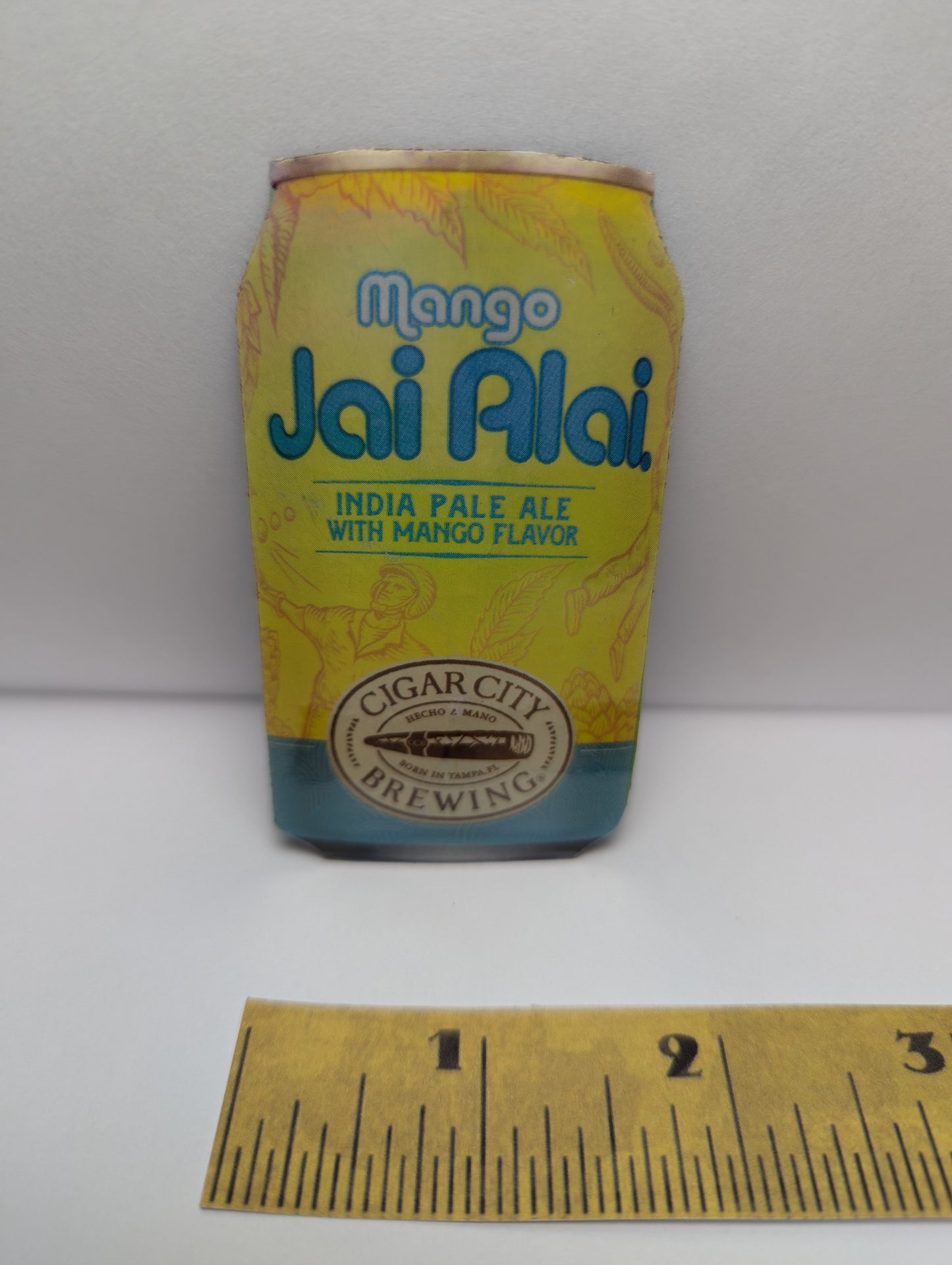 Upcycled Cigar City Jai Alai Mango Beer Magnet