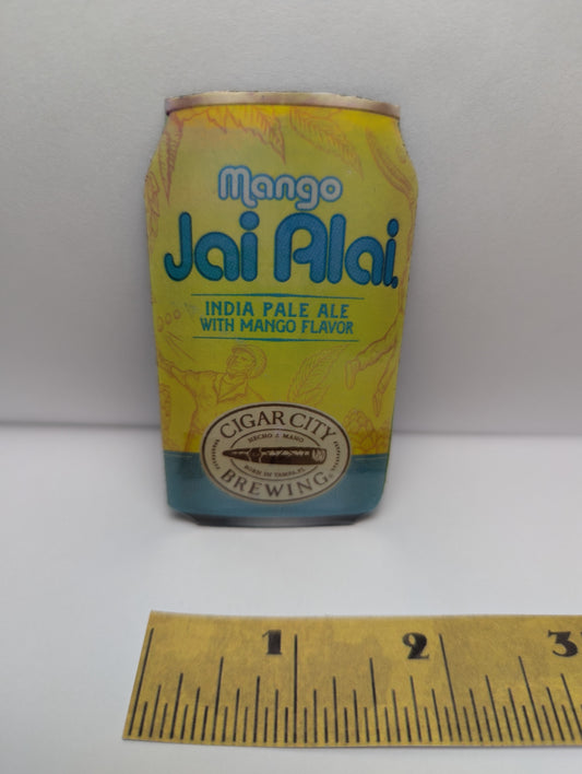 Upcycled Cigar City Jai Alai Mango Beer Magnet