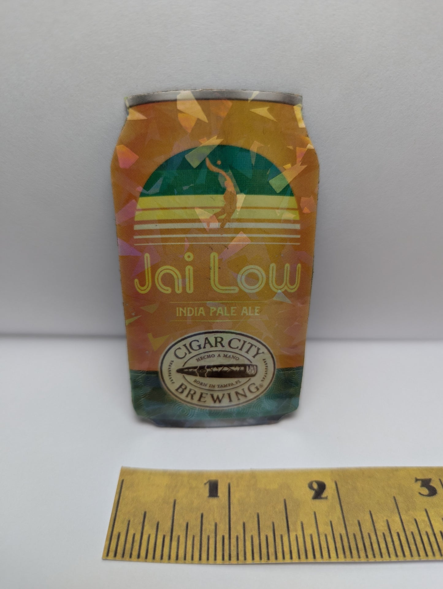 Upcycled Cigar City Jai Low Beer Magnet