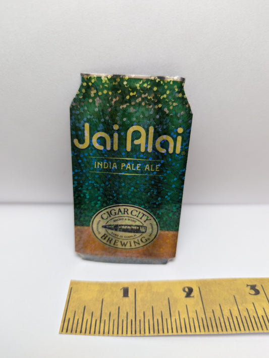 Upcycled Cigar City Jai Alai Beer Magnet