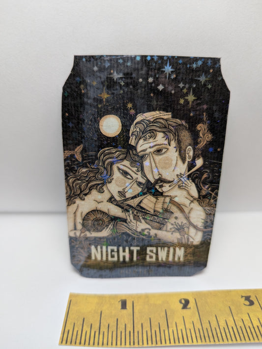 Upcycled Coppertail Night Swim Beer Magnet