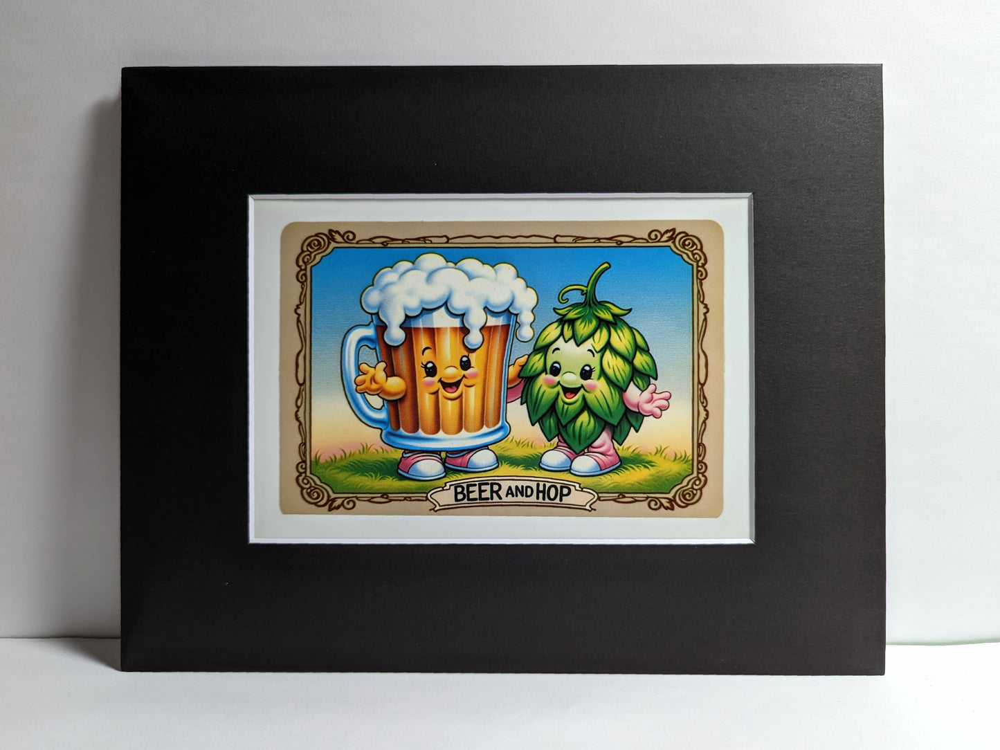 Beer and Hop Precious Matted Print