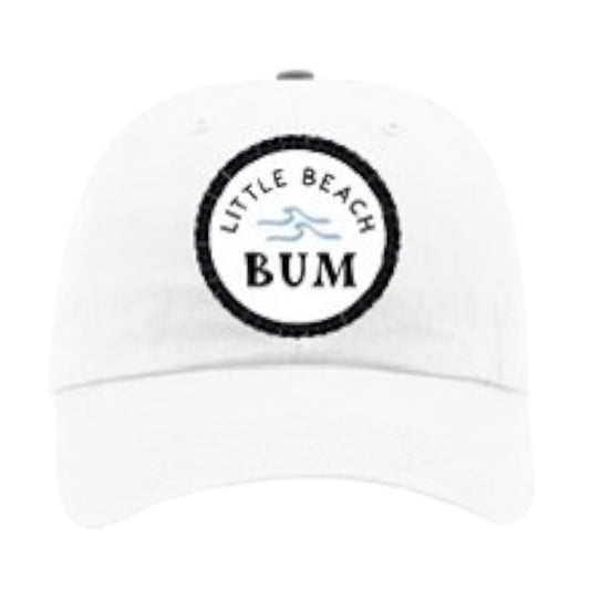 Little Beach Bum Hat White - TODDLER