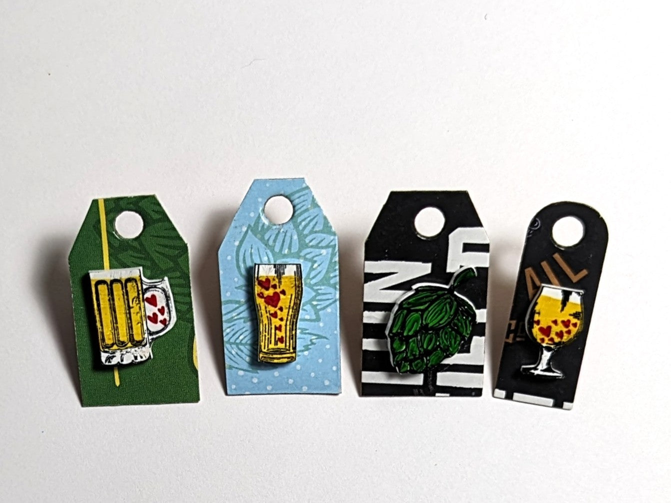 Assorted Handmade Beer Pins