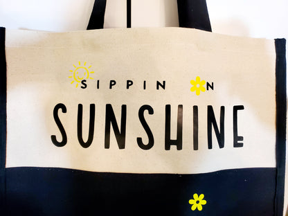 Tote Bag "Sipping in Sunshine"