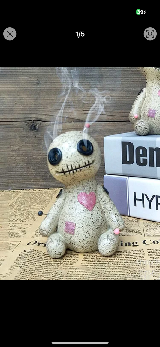 Voodoo Doll Incense Holder