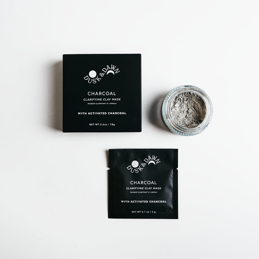 Charcoal Clarifying Clay Mask - 1 Treatment Pouch - Skincare