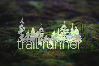 Trail Runner Forest Vinyl Decal | 284