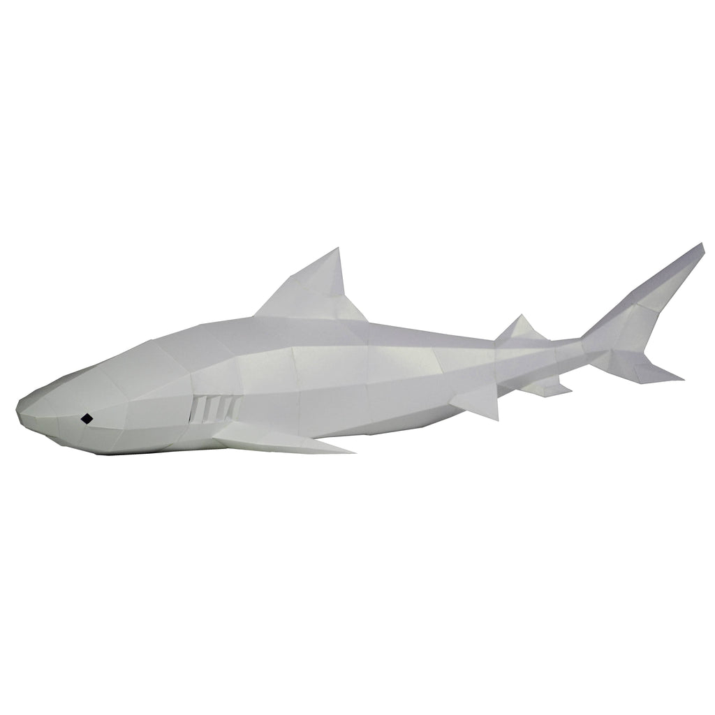 Tiger Sharks 3D PaperCraft Wall Art Origami Model
