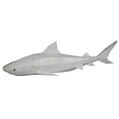 Tiger Sharks 3D PaperCraft Wall Art Origami Model