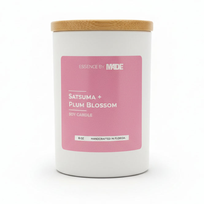 Satsuma + Plum Blossom Soy Candle