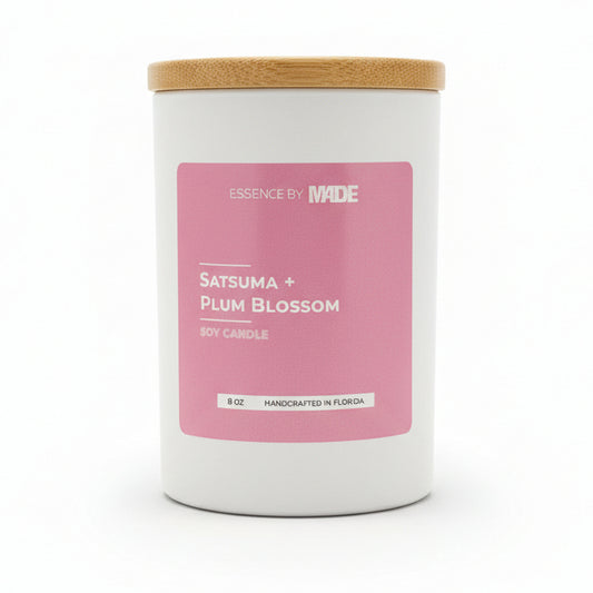 Satsuma + Plum Blossom Soy Candle