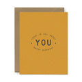All About You Birthday Greeting Card