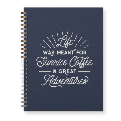 Sunrise Coffee Journal: Lined Notebook