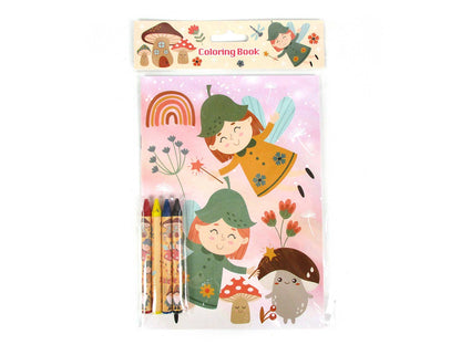 Garden Gnomes Coloring Books with Crayons Party Favors