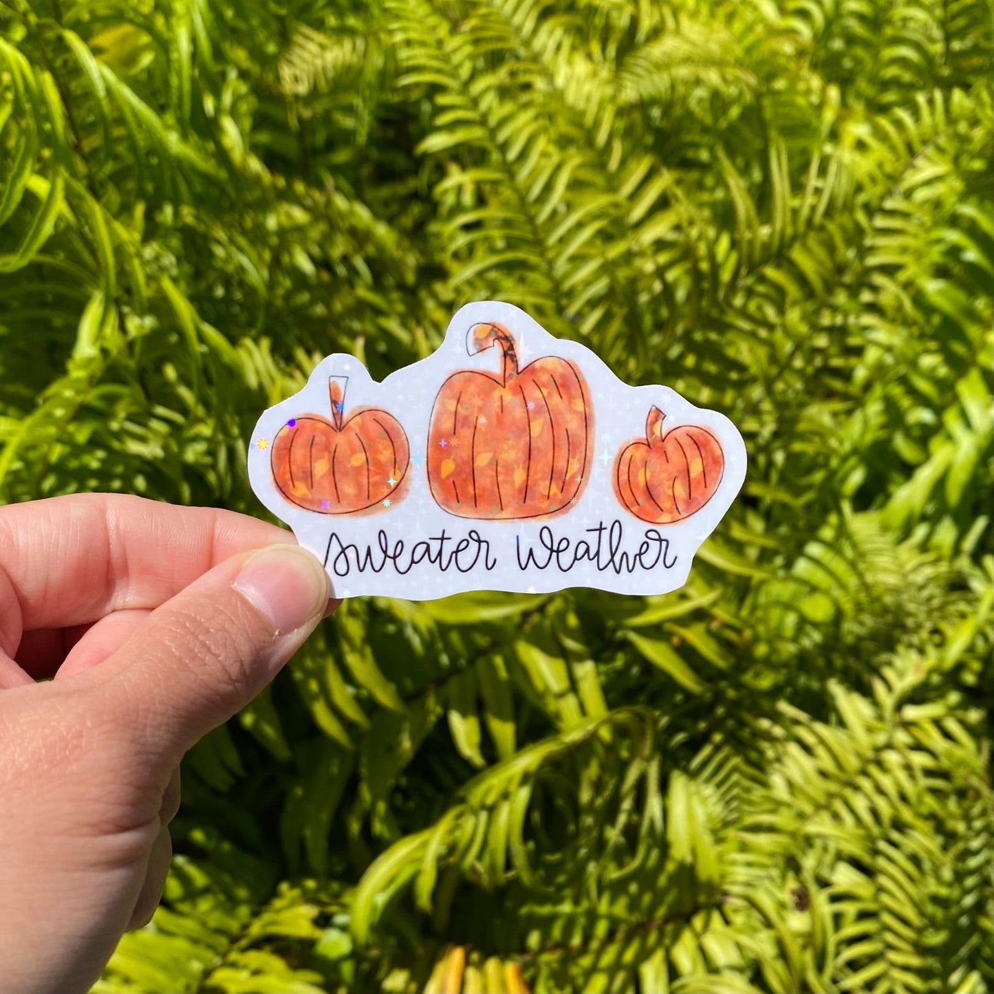 Sweater Weather Sticker - 1