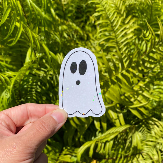 Holographic Ghost Sticker - 1