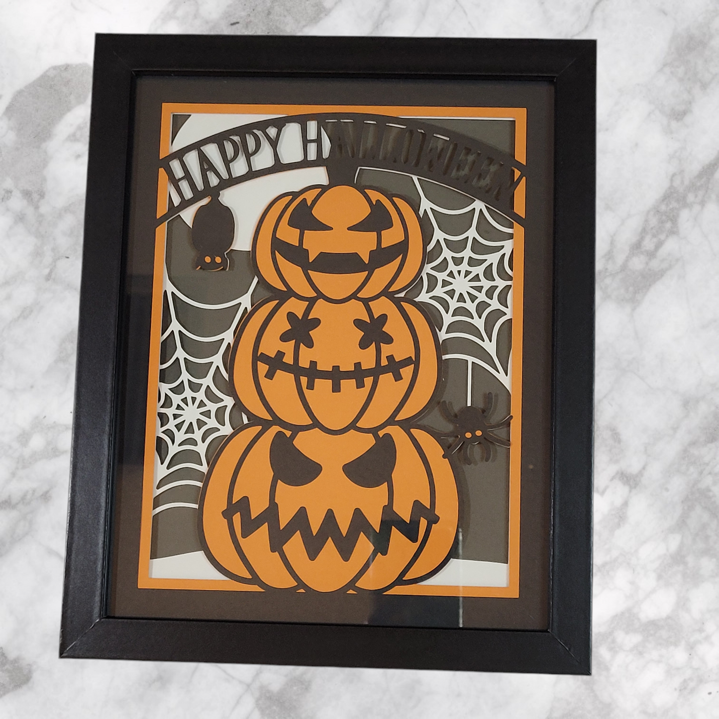 3D Happy Halloween shadow box  - 1