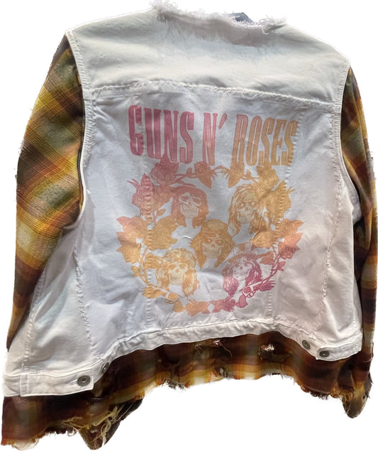 Guns and Roses flannel sleeves - 1