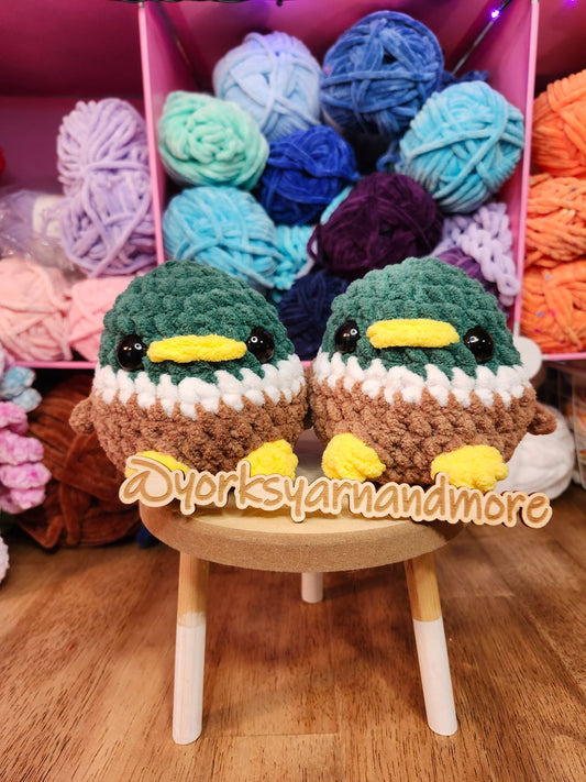 Mallard Duck crochet plush: Handmade - 1