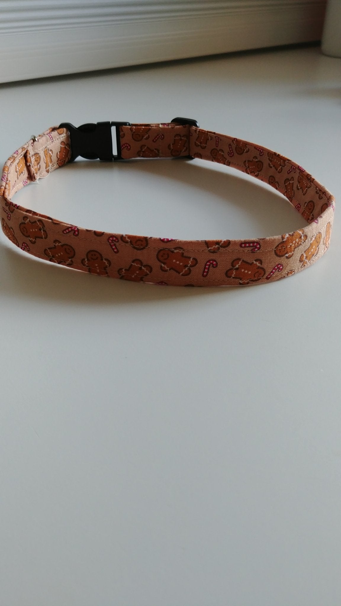 Gingerbread Dog Collar-Small - 1