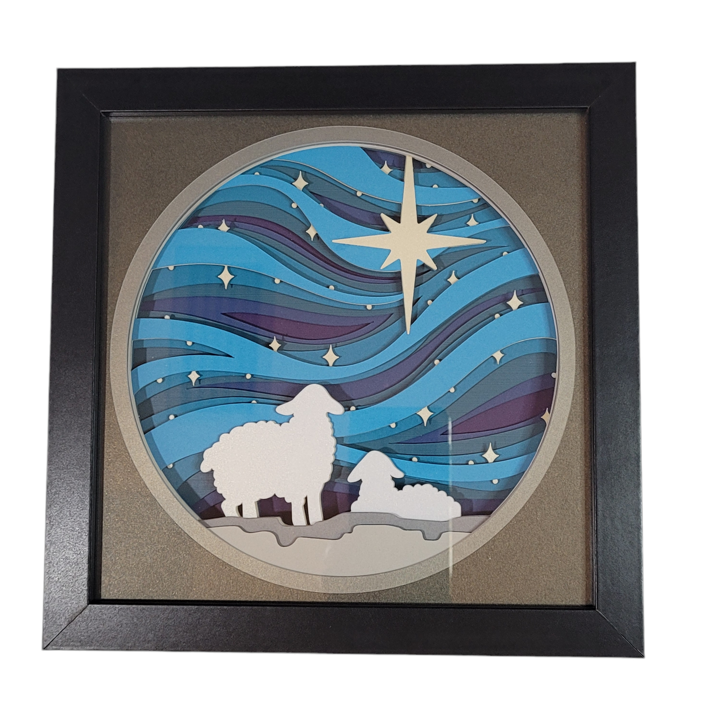 3D Holy Night shadow box  - 1