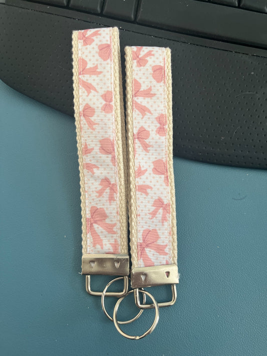 Pink Bow Key Fabs - 1